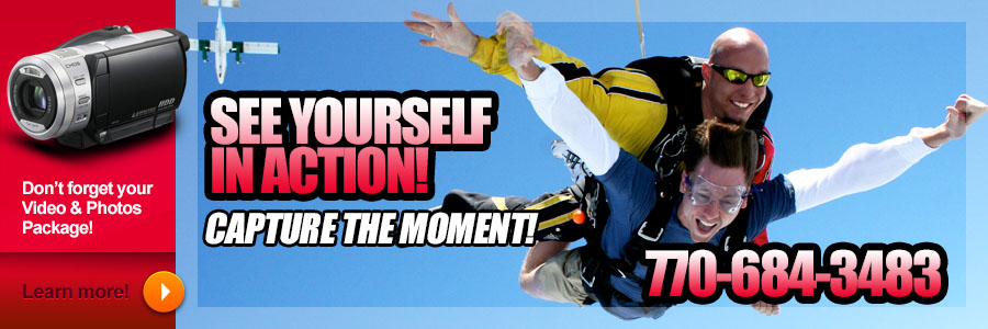 Atlanta Skydiving Video & Photo Packages